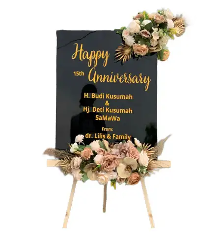 Papan Bunga Akrilik Tunggur